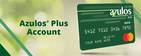 <b>Azulos</b> <b>Plus</b> is a deposit account established by <b>BANK</b>, Member FDIC, and the Mastercard Debit Card is issued by <b>BANK</b>, pursuant to license by Mastercard International Incorporated. . Azulos plus bank